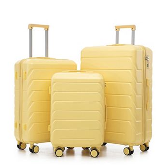 3 pc 20" 24" 28" ABS Hardshell Luggage Set for Travel