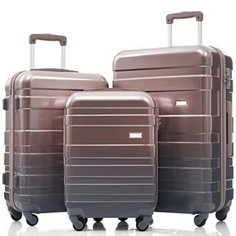Hardshell 3 pc Luggage Set with TSA Lock & Spinner Wheels