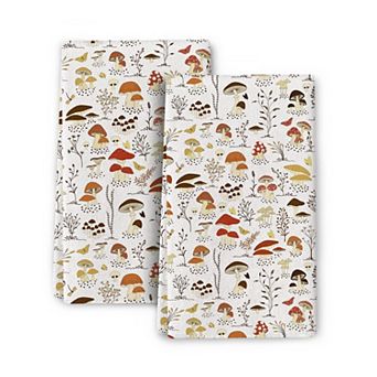 Cute Mushroom Soft Absorbent Decorative Kitchen Hand Towel Set