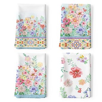 Cotton Kitchen Towels Quick Drying Durable Multi Use Decorative Gifts