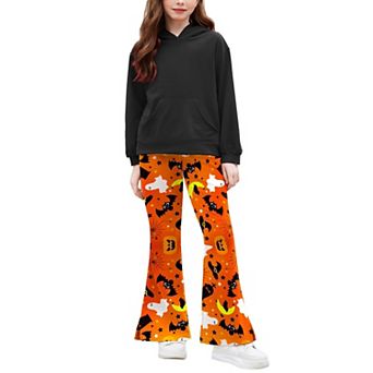 Arshiner Girls Piece Outfits Sweatsuits Sets Kangaroo Pocket Long Sleeve Hooded Sweatshirt