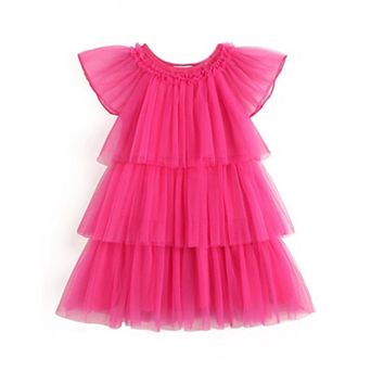 Arshiner Girls Tulle Dress Toddler Layered Tulle Tutu Dresses Toddler Dress Summer Formal Party