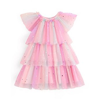 Arshiner Girls Tulle Dress Toddler Layered Tulle Tutu Dresses Toddler Dress Summer Formal Party