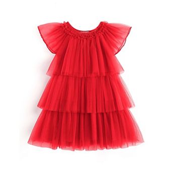 Arshiner Girls Tulle Dress Toddler Layered Tulle Tutu Dresses Toddler Dress Summer Formal Party