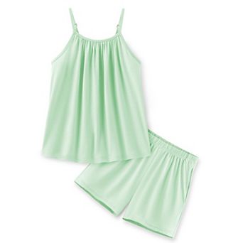Arshiner Girls Summer Clothes Piece Cute Outfits Kids Print Sleeveless Top Shorts Clothi