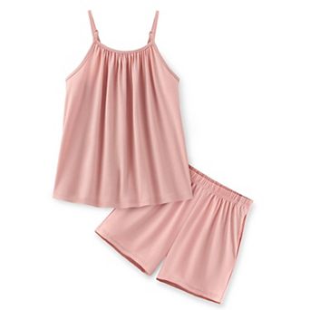 Arshiner Girls Summer Clothes Piece Cute Outfits Kids Print Sleeveless Top Shorts Clothi