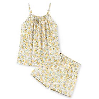 Arshiner Girls Summer Clothes Piece Cute Outfits Kids Print Sleeveless Top Shorts Clothi