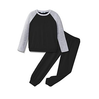 Arshiner Teen Girl Clothes Fashion Jogger Set Long Sleeve Tops And Sweatpants With Pockets Kids