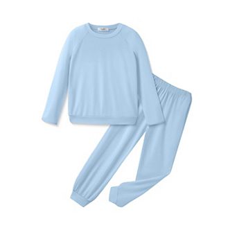 Arshiner Teen Girl Clothes Fashion Jogger Set Long Sleeve Tops And Sweatpants With Pockets Kids