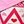 Pink Heart Print