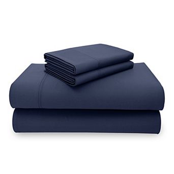 California Design Den 100% Organic Cotton Deep Pocket Sheet Set - Soft, Lightweight Sateen, Durable