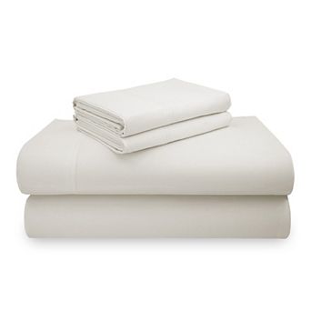 California Design Den 100% Organic Cotton Deep Pocket Sheet Set - Soft, Lightweight Sateen, Durable
