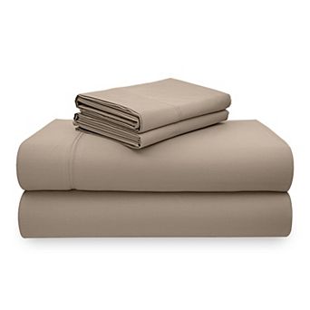 California Design Den 100% Organic Cotton Deep Pocket Sheet Set - Soft, Lightweight Sateen, Durable