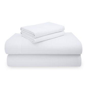 California Design Den 100% Organic Cotton Deep Pocket Sheet Set - Soft, Lightweight Sateen, Durable