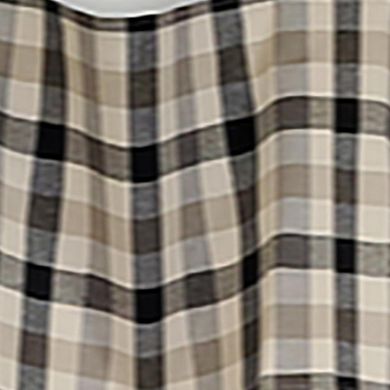 Bison Check Tab 4" Tabs Tab Top Lining Luxurious And Elegant Window Treatment Valance