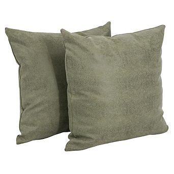 Blazing Needles Tapestry Throw Pillows with Inserts (Set of 2)