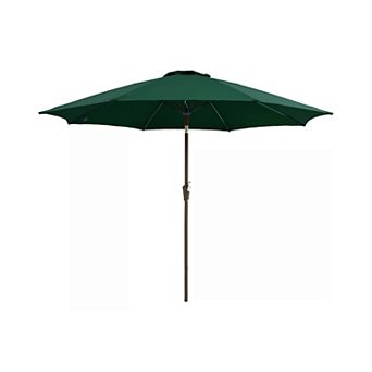 10FT Patio Umbrella with Crank and Tilt, 8 Ribs, UV Protection, Waterproof for Garden Deck