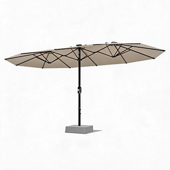 13FT Double-Sided Rectangular Patio Umbrella