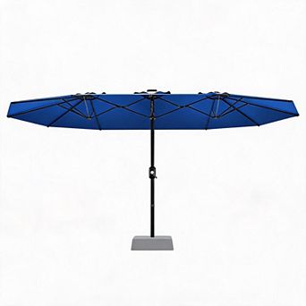 13FT Double-Sided Rectangular Patio Umbrella