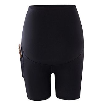 blueming Women's Summer Yoga Shorts High Waist Paper Bag Drawstring Loose Casual Daily Shorts
