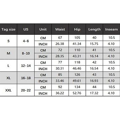 blueming Summer Skorts Drawstring Elastic Waist Pockets Athleisure Loose Casual Bottoms