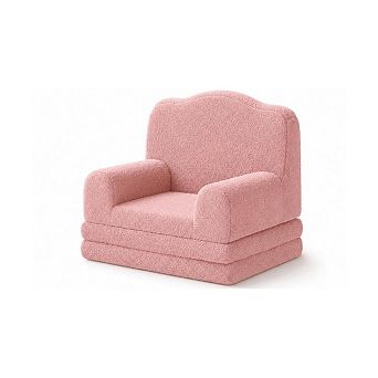 Children Couch Sofa, Extra Wide Toddler Chair with 2-in-1 Convertible Design,Sofa Bed