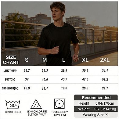 5 Pack Men Mesh Workout Shirts Dry Fit Athletic T-shirt