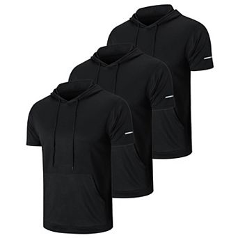 3 Pack Men's Quick Dry Mesh Workout Shirts