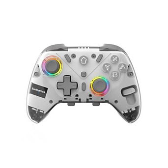 Sonicgrace Wireless Gaming Controller with RGB Light & Charging Dock for PC, Android & iOS