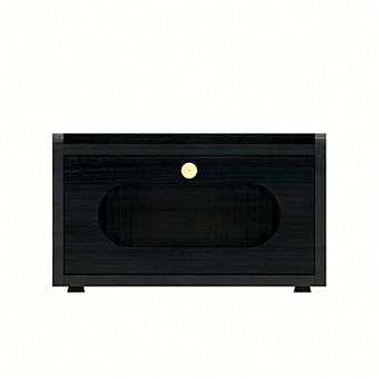 Bread Box for Kitchen Countertop, Wooden Breadbox Holder Container, Small Counter Top Breadbox