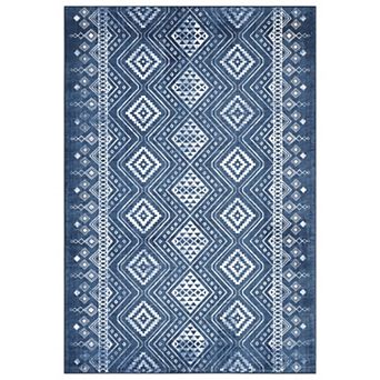 Area Rugs Machine Washable Rug Geometric Rug Non-Slip Carpet for Living Room Bedroom