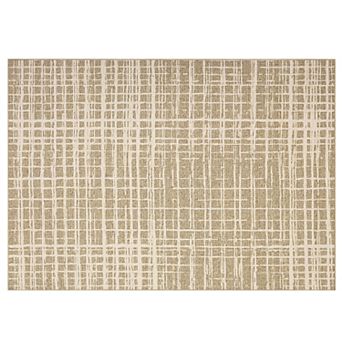 Modern Geometric Washable Area Rug Wear-Resistant Non-Slip Non-Shedding Ultra-Thin Carpet