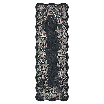Soft Non-Slip Washable Area Rug, Low Pile Collapsible Carpet for Bedroom, Living Room, Playroom