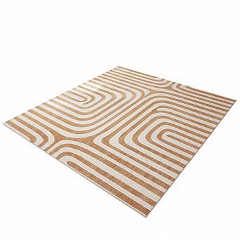 Modern Abstract Green Area Rug for Living Room, Bedroom, Dining Room Washable Non-Slip Floor Mat