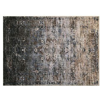 Area Rug Vintage Boho Area Rug Washable Non-Slip Carpet for Living Room, Bedroom, Dining Room