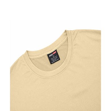 Jump Start Men's Poly Tech Short Sleeve Crew Neck Tee