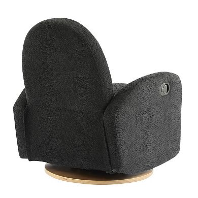 Christopher Knight Home 360 Swivel & Glider Recliner Chair with Boucle Upholstery