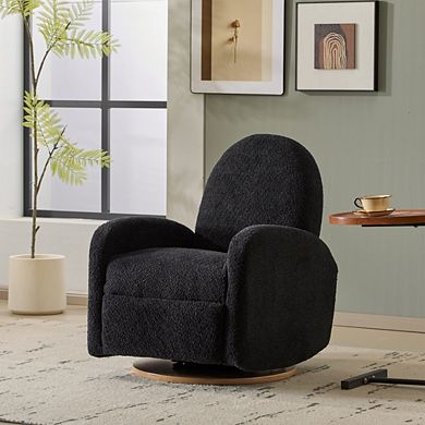 Christopher Knight Home 360 Swivel & Glider Recliner Chair with Boucle Upholstery