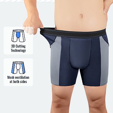 Carer 4-Pack Men's Incontinence Underwear - Washable Reusable LeakProof Boxers