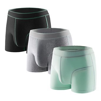 Carer 3-Pack Boys Washable Incontinence Underwear Cotton Leakproof Boxer Briefs