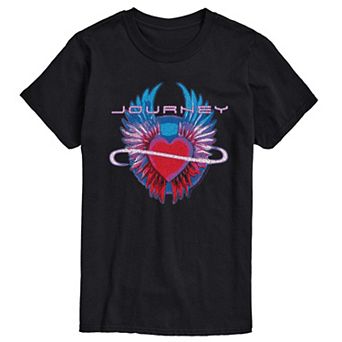 Big & Tall Journey Us Tour Infinity Heart Wings Short Sleeve Graphic T-Shirt