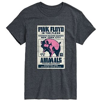 Big & Tall Pink Floyd Animals Vintage Concert Poster Short Sleeve Graphic T-Shirt