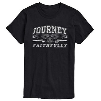 Big & Tall Journey Faithfully 1983 Distressed Short Sleeve Graphic T-Shirt