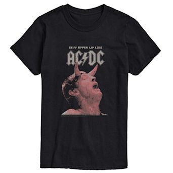 Big & Tall ACDC Stiff Upper Lip Live Short Sleeve Graphic T-Shirt