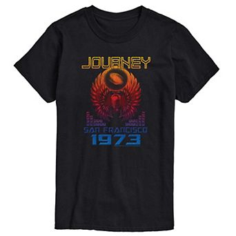 Big & Tall Journey San Francisco 1973 Short Sleeve Graphic T-Shirt