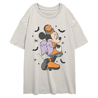 Juniors' Disney's Minnie Mouse Halloween Costume Oversized Graphic Tee