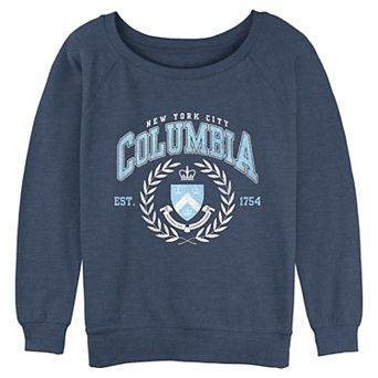 Juniors' Columbia University Est. 1754 Crest Graphic Pullover