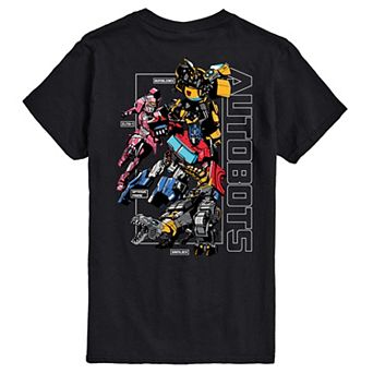 Big & Tall Transformers Autobots Collage Short Sleeve Graphic T-Shirt