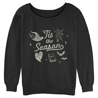 Juniors' 'Tis The Season Halloween Icons Graphic Pullover