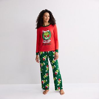 Women's Jammies For Your Families® How The Grinch Stole Christmas Pajama Top & Pajama Bottoms Set